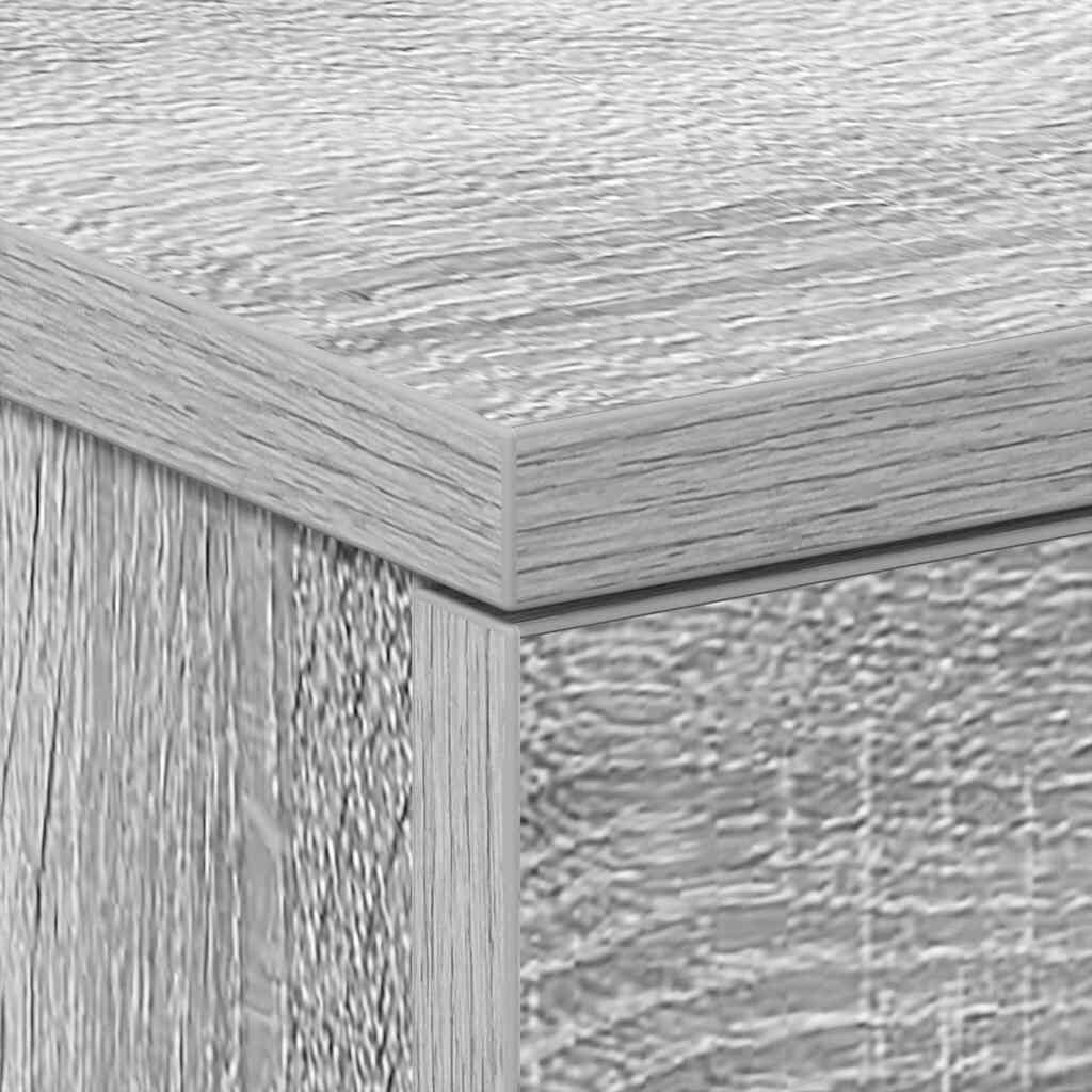 vidaXL Bedside Cabinets 2 pcs Grey Sonoma 38x35x56 cm Engineered Wood