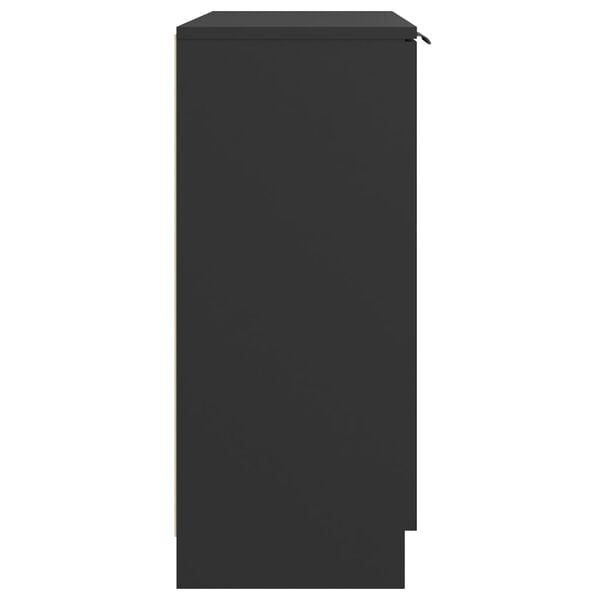 vidaXL Sideboard Black Engineered Wood