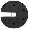 vidaXL Gazebo Weight Plates 4 pcs Black 220x50 mm Concrete