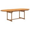 vidaXL 7 Piece Garden Dining Set Solid Wood Acacia and Textilene