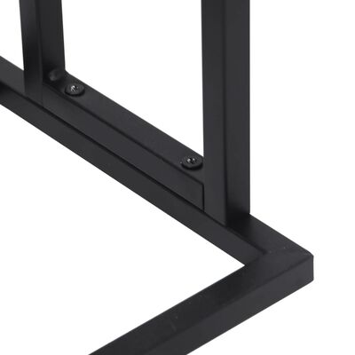 vidaXL Freestanding Towel Rack Black 48x24x78.5 cm Iron, black vidaXL Freestanding Towel Rack Black 48x24x78.5 cm Iron