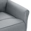 vidaXL Recliner Chair Light Grey Fabric