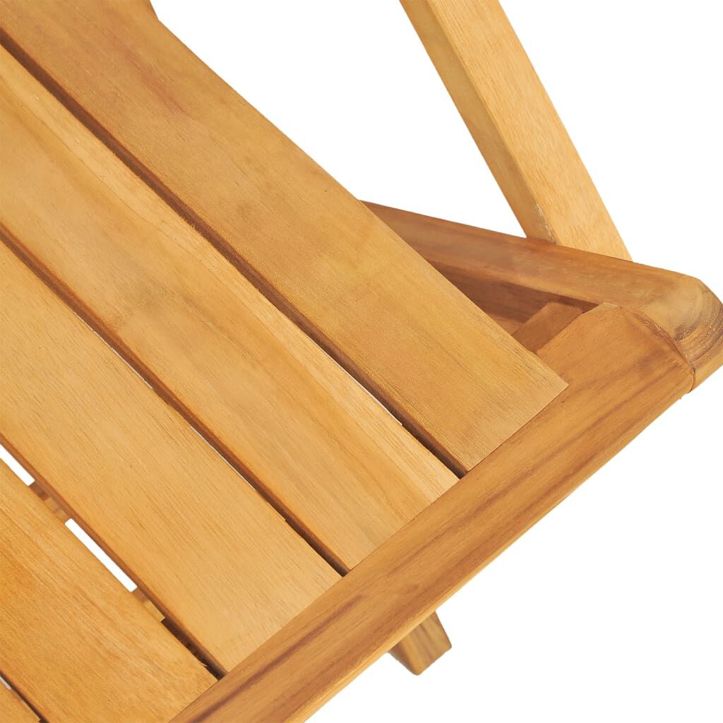 vidaXL Folding Garden Chairs 4 pcs 55x61x90 cm Solid Wood Teak