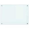 vidaXL Kitchen Backsplash Milk 70 x 50 cm Tempered Glass