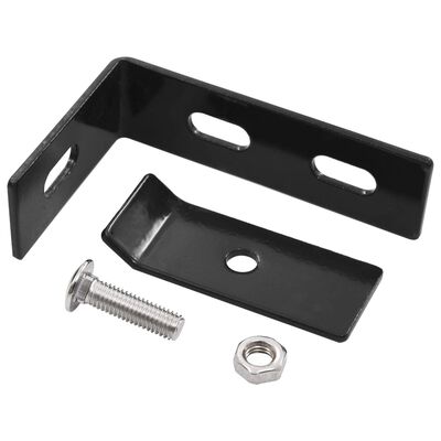 vidaXL Wall Corner Connector 10 Sets Anthracite, anthracite vidaXL Wall Corner Connector 10 Sets Anthracite