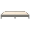 vidaXL Bed Frame without Mattress Dark Grey 183x203 cm King Fabric