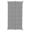 vidaXL Garden Bench Cushion Grey 200x(50+50)x7cm Oxford Fabric