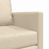 vidaXL Floor Sofa Bed 2-in-1 Cream 112x174x55 cm Fabric