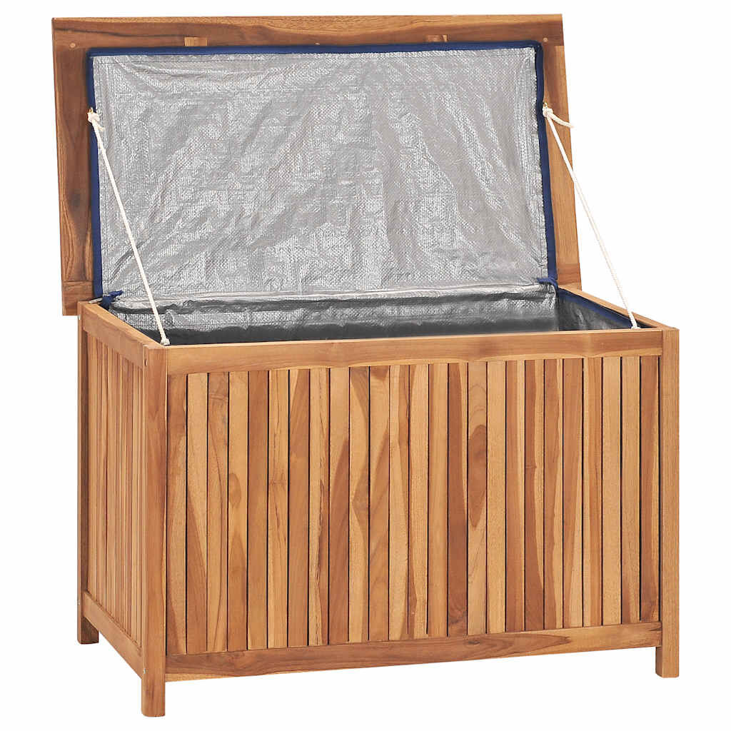 vidaXL Garden Storage Box 90x50x58 cm Solid Teak Wood