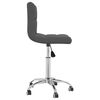 vidaXL Swivel Office Chair Dark Grey Fabric