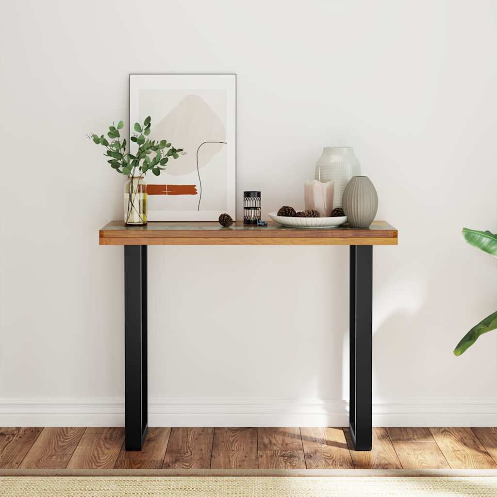 vidaXL Console Table Teak 100x35x75 cm
