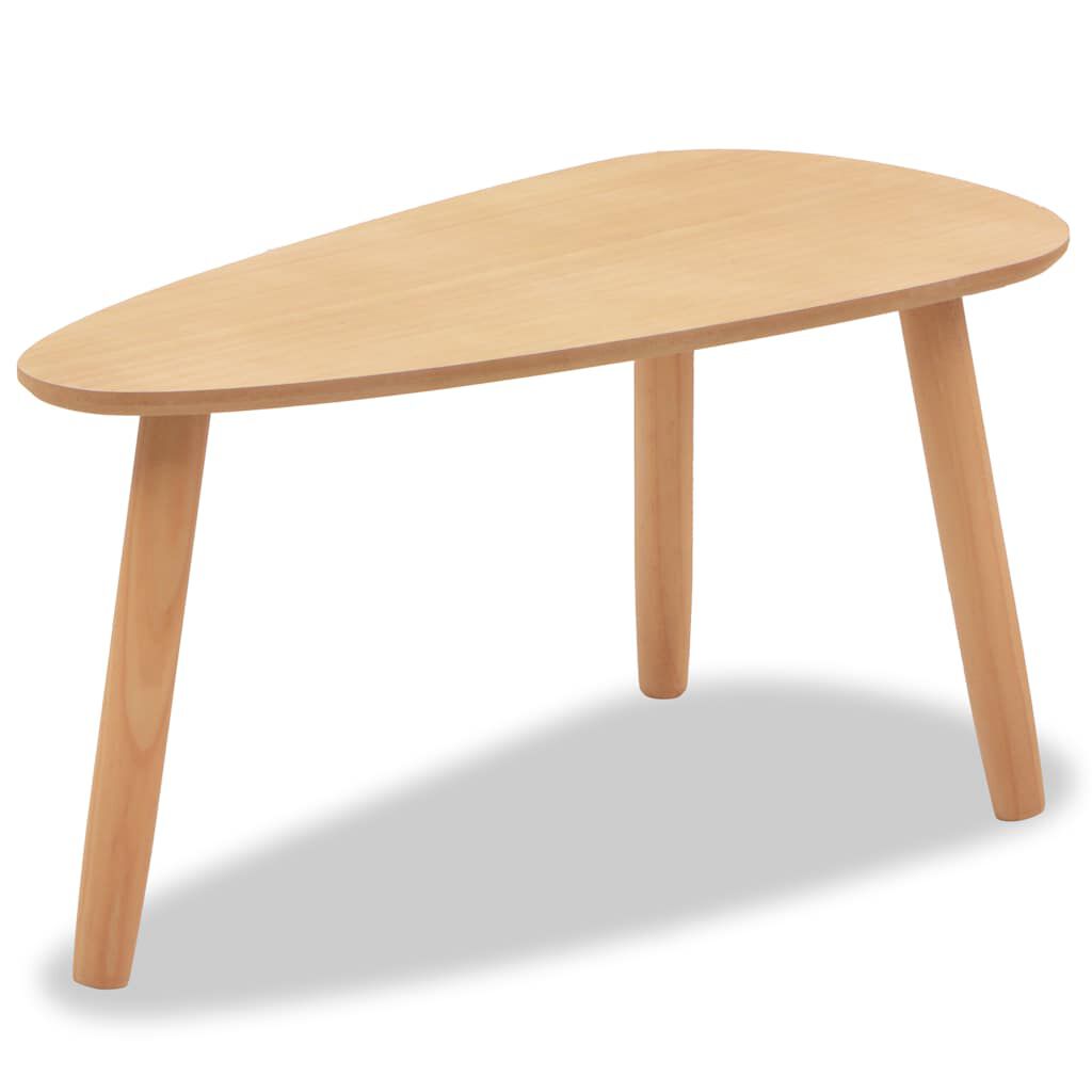 vidaXL Coffee Table Set 2 Pieces Solid Pinewood Brown