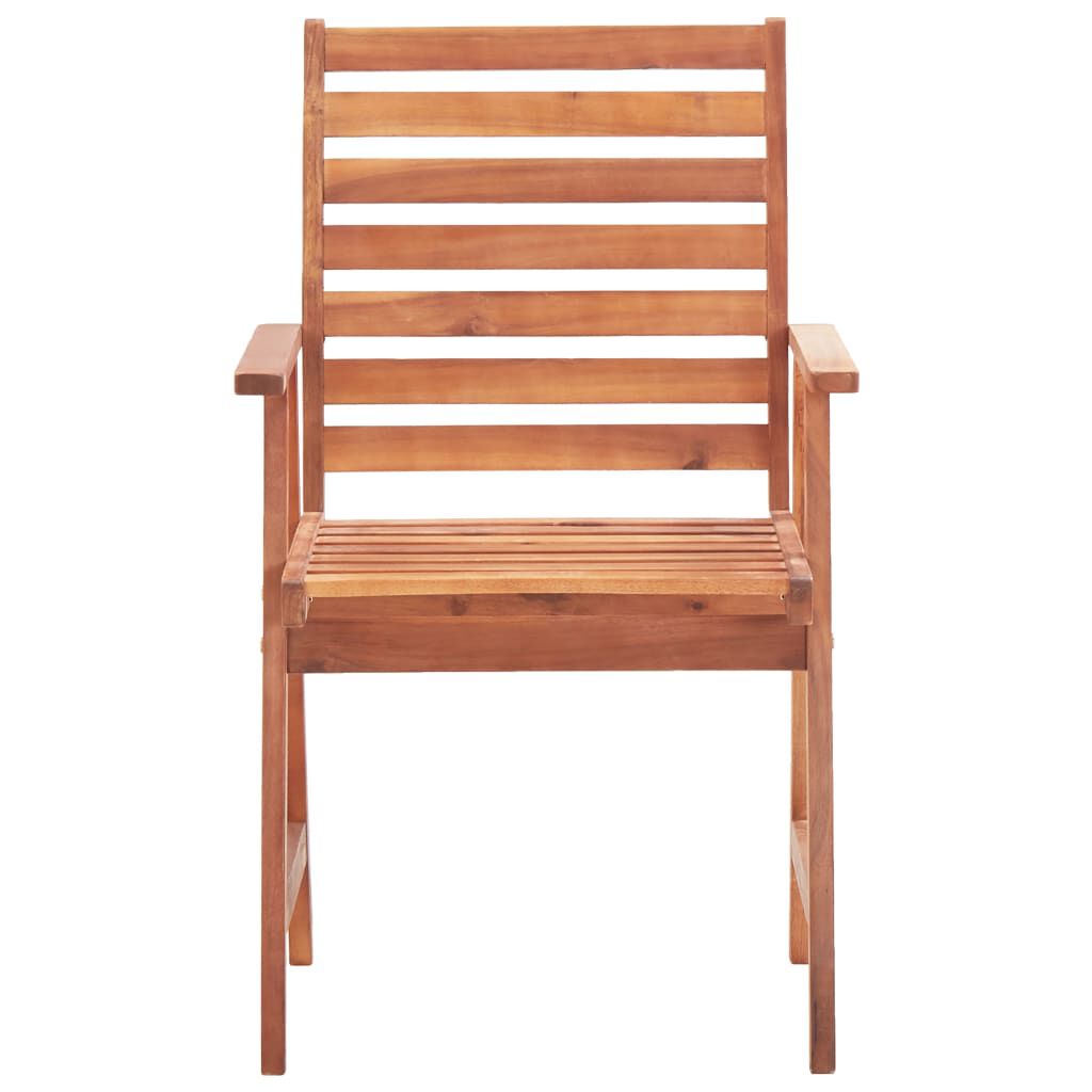 vidaXL Outdoor Dining Chairs 4 pcs Solid Acacia Wood