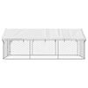 vidaXL Outdoor Dog Kennel with Roof 400x200x150 cm