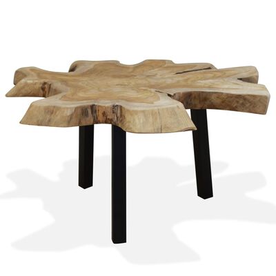 vidaXL Coffee Table Genuine Teak 80x70x38 cm,  vidaXL Coffee Table Genuine Teak 80x70x38 cm