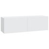 vidaXL 7 Piece TV Cabinet Set White Engineered Wood