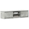 vidaXL TV Cabinet Concrete Grey 140x40x35.5 cm Engineered Wood