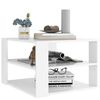 vidaXL Coffee Table White 60x60x40 cm Engineered Wood