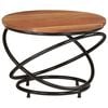 vidaXL Coffee Table &Oslash; 55x40 cm Solid Wood Acacia