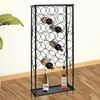 vidaXL Wine Rack for 28 Bottles Metal