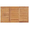 vidaXL 7 Piece Garden Dining Set 140x80 cm Solid Teak Wood