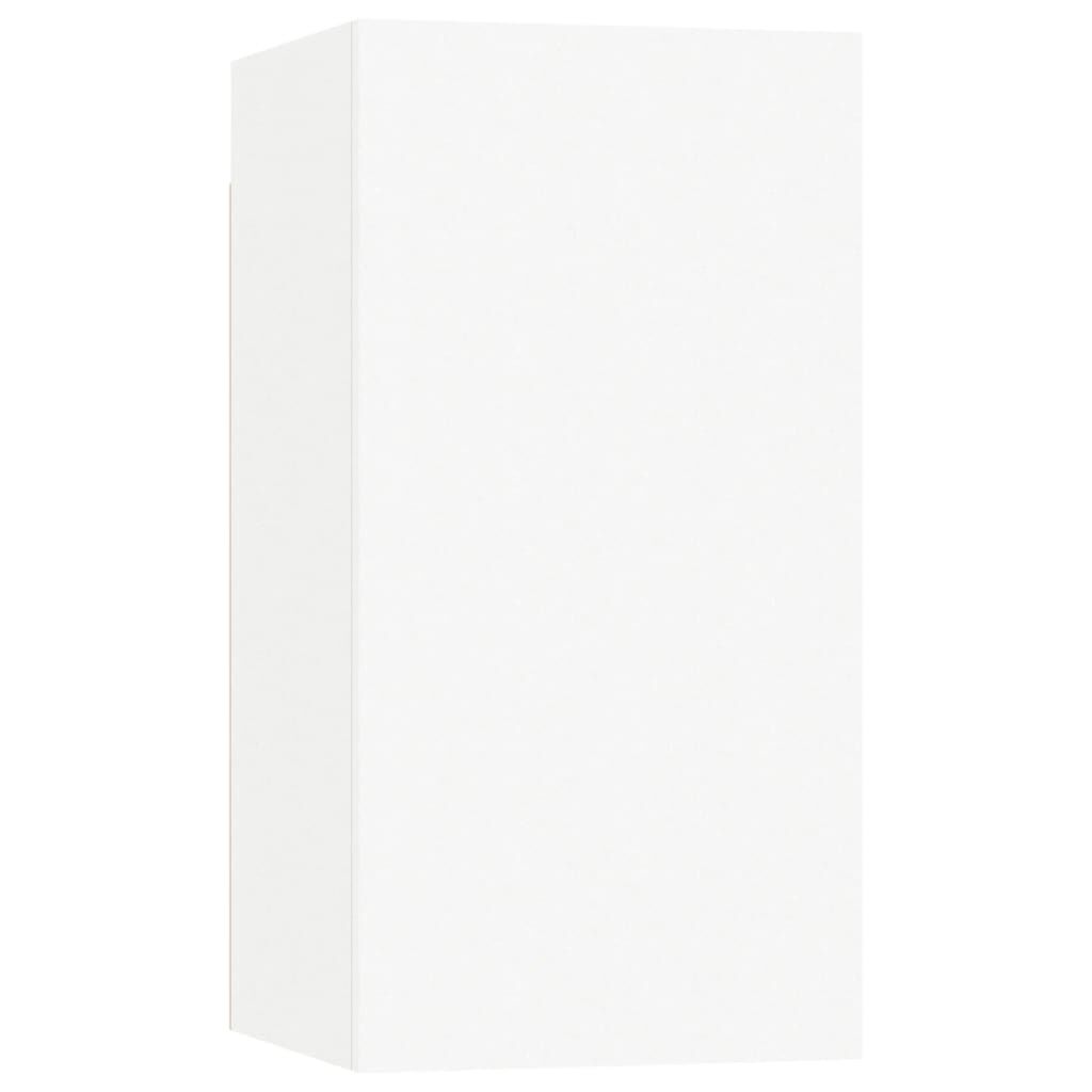 vidaXL 4 Piece TV Cabinet Set White Engineered Wood