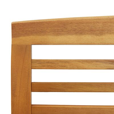 vidaXL 4 Piece Garden Lounge Set Solid Acacia Wood, brown vidaXL 4 Piece Garden Lounge Set Solid Acacia Wood