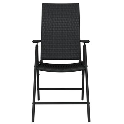 vidaXL 5 Piece Garden Dining Set Black,  vidaXL 5 Piece Garden Dining Set Black