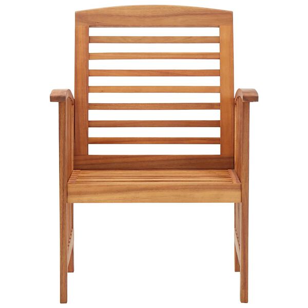 vidaXL Garden Chairs 2 pcs Solid Acacia Wood