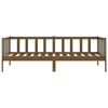 vidaXL Day Bed without Mattress Honey Brown Solid Wood Pine 90x200cm