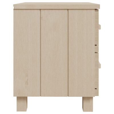 vidaXL Bedside Cabinet HAMAR Honey Brown 40x35x44.5cm Solid Pinewood, honey brown vidaXL Bedside Cabinet HAMAR Honey Brown 40x35x44.5cm Solid Pinewood