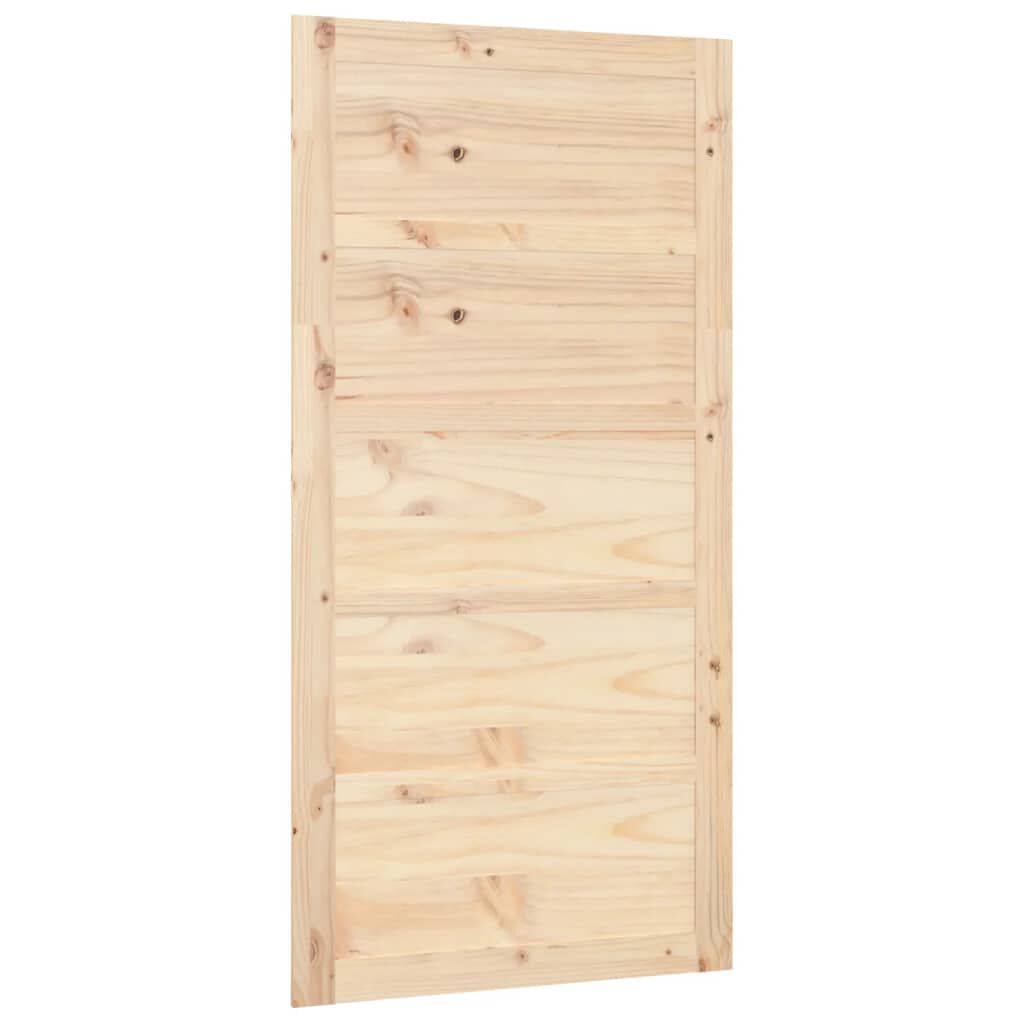 vidaXL Barn Door 100x1.8x204.5 cm Solid Wood Pine