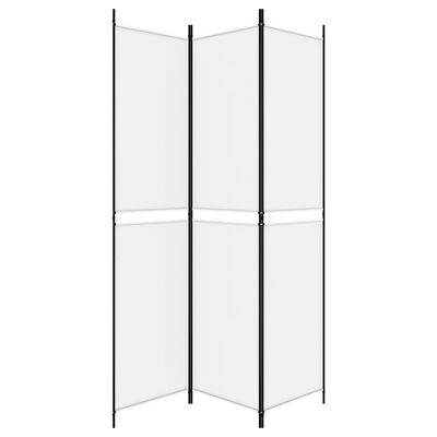vidaXL 3-Panel Room Divider White 150x220 cm Fabric, white vidaXL 3-Panel Room Divider White 150x220 cm Fabric