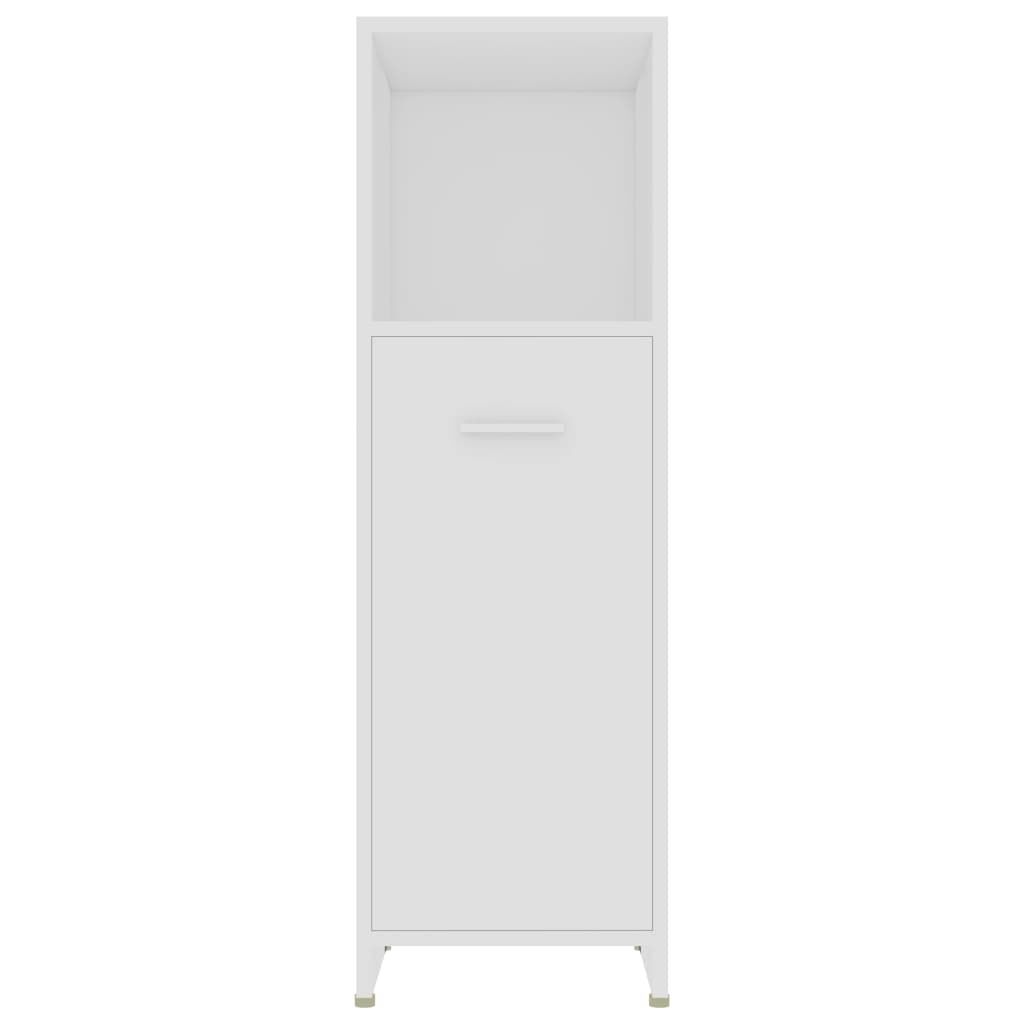 vidaXL Bathroom Cabinet White 30x30x95 cm Engineered Wood
