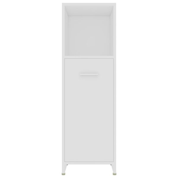 vidaXL Bathroom Cabinet White 30x30x95 cm Engineered Wood
