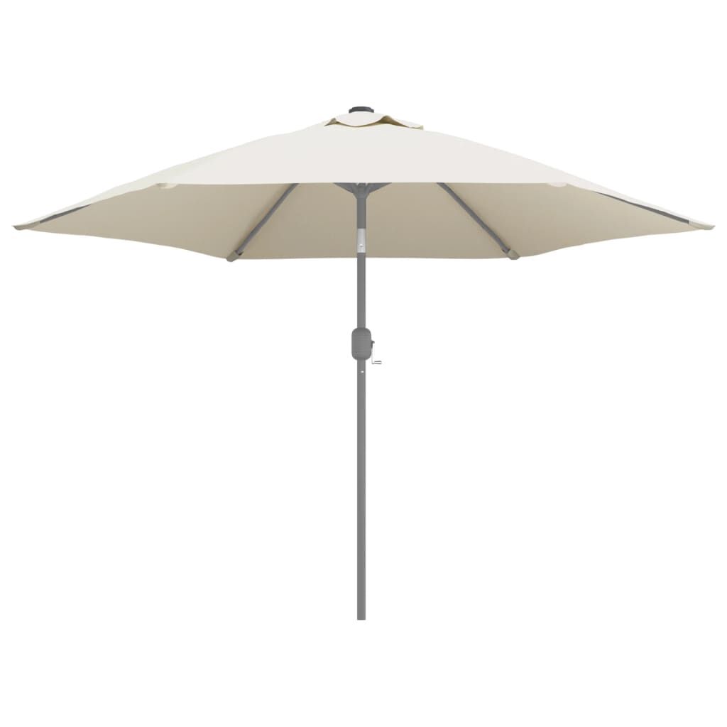 vidaXL Replacement Fabric for Outdoor Parasol Sand White 300 cm