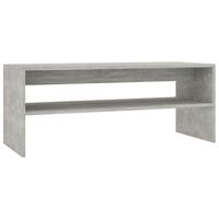 vidaXL Coffee Table Concrete Grey 100x40x40 cm Engineered Wood, concrete grey vidaXL Coffee Table Concrete Grey 100x40x40 cm Engineered Wood