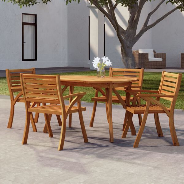 vidaXL Garden Table 150x90x75 cm Solid Wood Acacia
