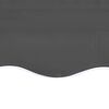 vidaXL Awning Top Sunshade Canvas Anthracite 300x250 cm