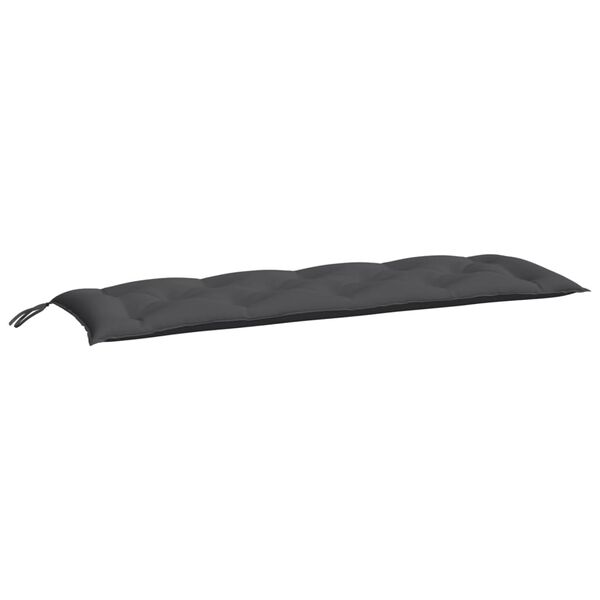 vidaXL Garden Bench Cushions 2pcs Anthracite 150x50x7cm Oxford Fabric