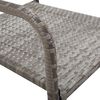 vidaXL Garden Dining Chairs 6 pcs Stackable Grey Poly Rattan
