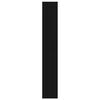 vidaXL 5-Tier Book Cabinet Black 80x30x189 cm Engineered Wood