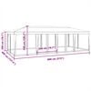 vidaXL Party Tent with 12 Mesh Sidewalls Green 8x4 m HDPE