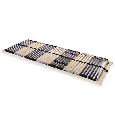 vidaXL Slatted Bed Base without Mattress with 42 Slats 7 Zones 90x200 cm,  vidaXL Slatted Bed Base without Mattress with 42 Slats 7 Zones 90x200 cm