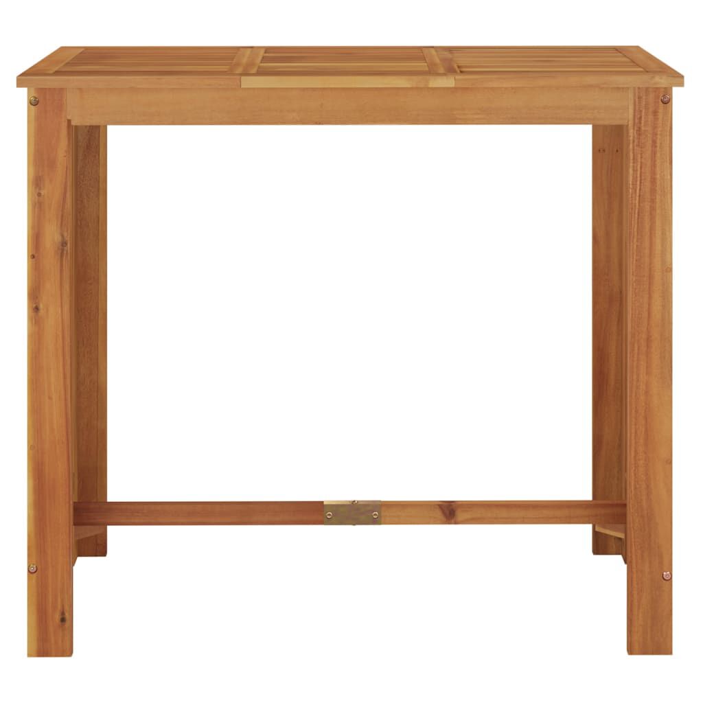 vidaXL Garden Bar Table 120x60x105 cm Solid Wood Acacia