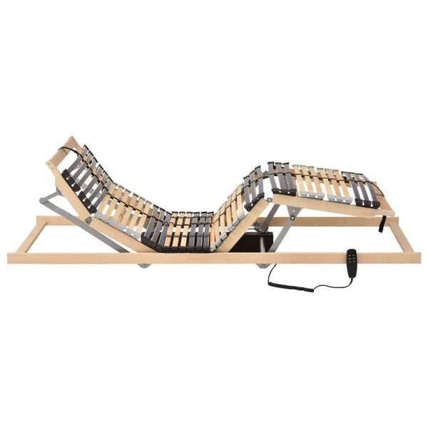 vidaXL Electrical Slatted Bed Base without Mattress with 7 Zones 90x200cm