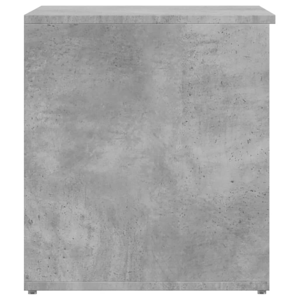 vidaXL Storage Chest Concrete Grey 84x42x46 cm Engineered Wood