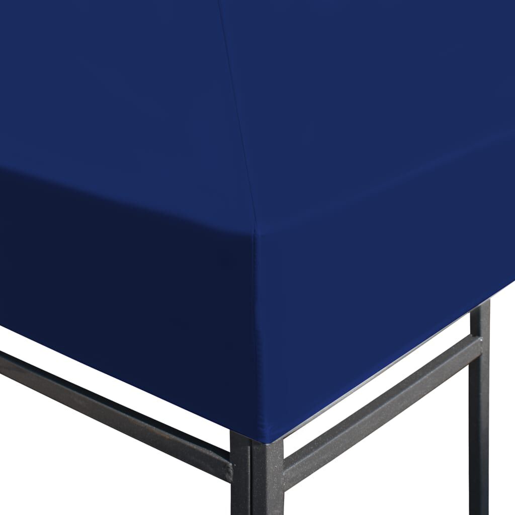 vidaXL Gazebo Cover Canopy Replacement 310 g / m² Dark Blue 3 x 3 m