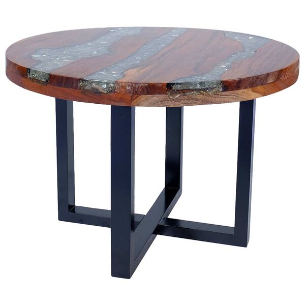 vidaXL Coffee Table Teak Resin 60 cm