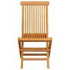 vidaXL Folding Garden Chairs 6 pcs Solid Teak Wood